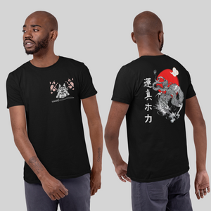 Japanese Samurai and Dragon Tshirt