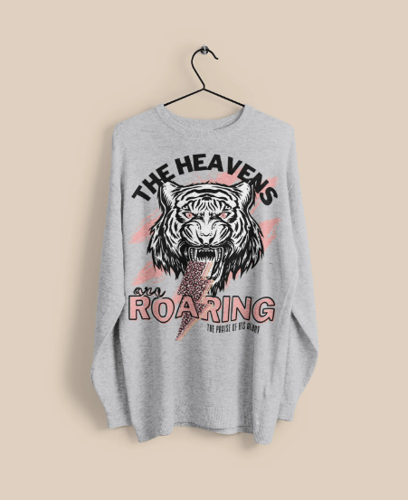 The Heavens are Roaring the Praise of his Glory Sweatshirt  sweatshirt  Love Like Jesus T-shirt  Faith Based Shirt Christian Graphic  Faith Based Shirt  Christian Tee  Christian Sweatshirt  Christian Prayer Shirts  Christian Graphic Tees  Catholic Tee  Bible Verse Tee  Bible Shirt Love Like Jesus