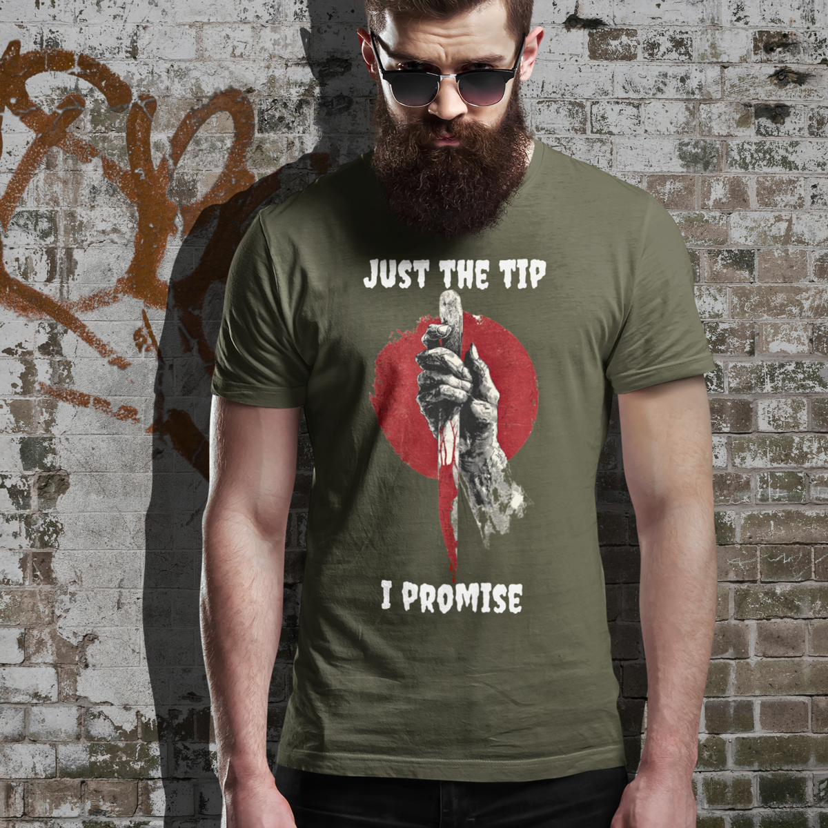 Just the Tip I Promise Horror T-shirt
