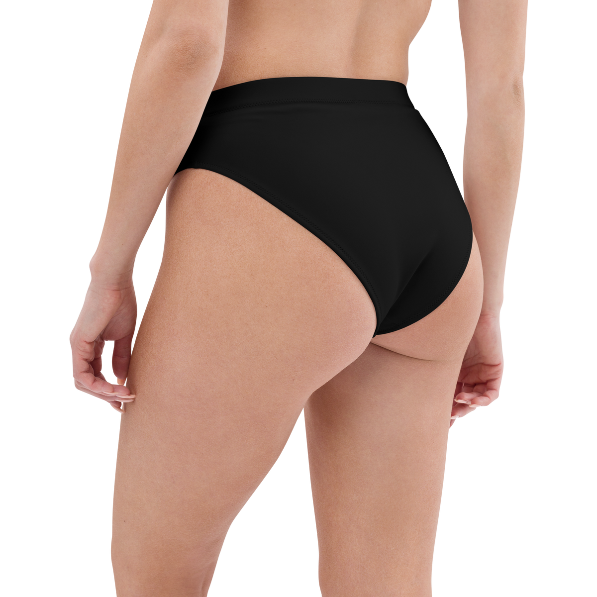 Velisse Origin bikini bottom, high-waisted bikini bottom, black bikini bottom, unicorn, simple bikini