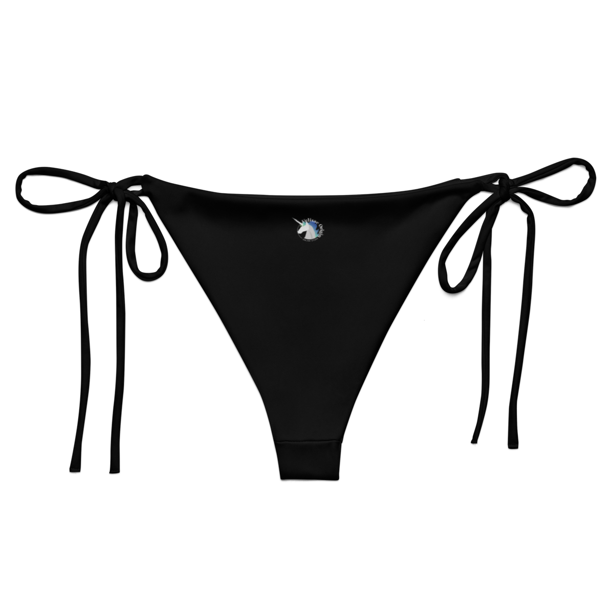 Velisse Origin bikini bottom, bikini bottom, black bikini bottom, unicorn, simple bikini, minimalistic swimwear, minimalistic, minimalistic bikini