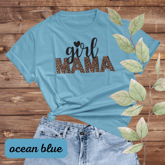 Girl Mama Leopard Shirt, Girl Mom Shirt, Girl Mama Shirt, Girl Mama Gift, Mama Girl Sweatshirt, Mom of Girls Shirt, Mom Shirt