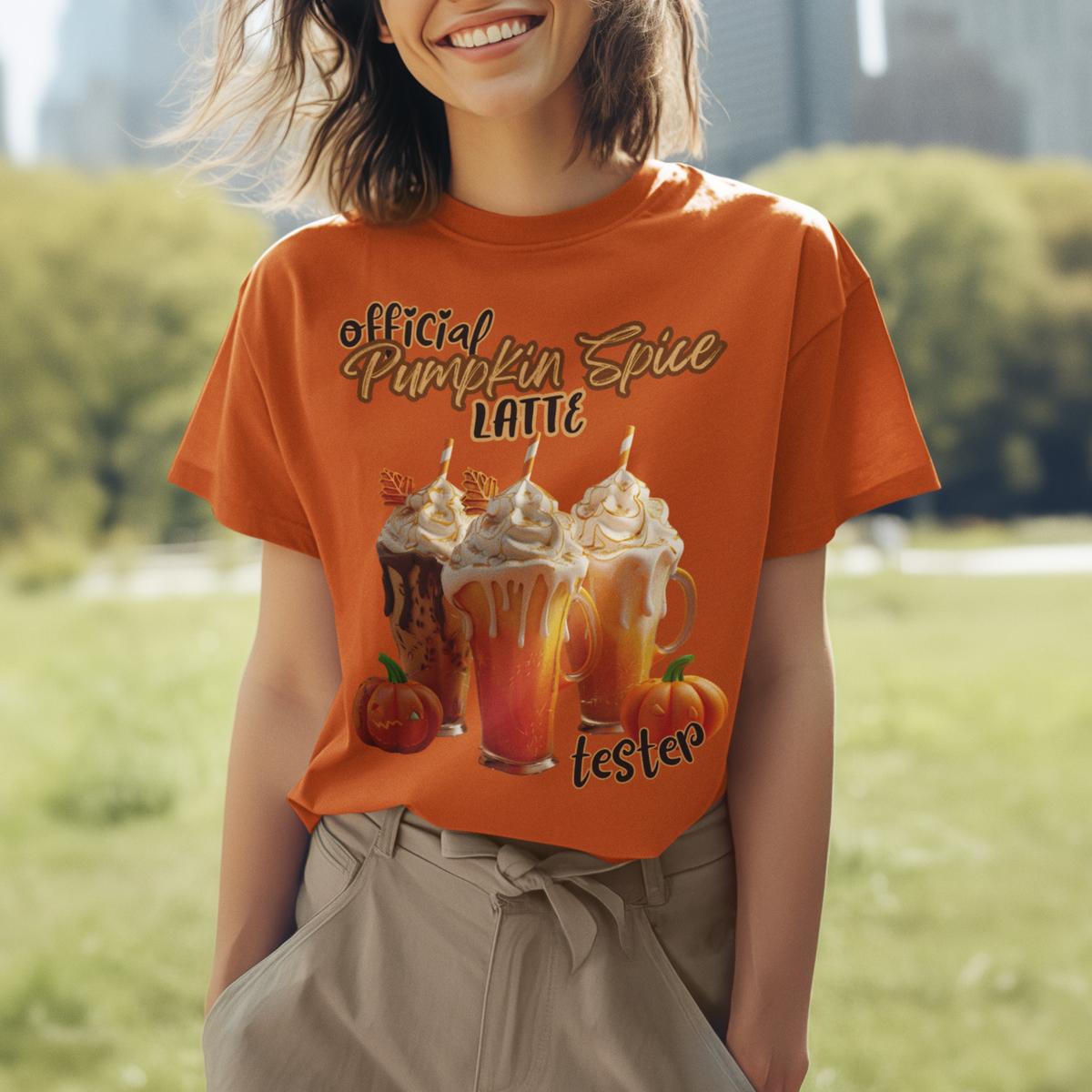 Official Pumpkin Spice Latte Tester Tee, Pumpkin Spice Latte Shirt, Tis' The Season, Coffee Lovers, Cute Fall T-Shirt, Halloween Shirt