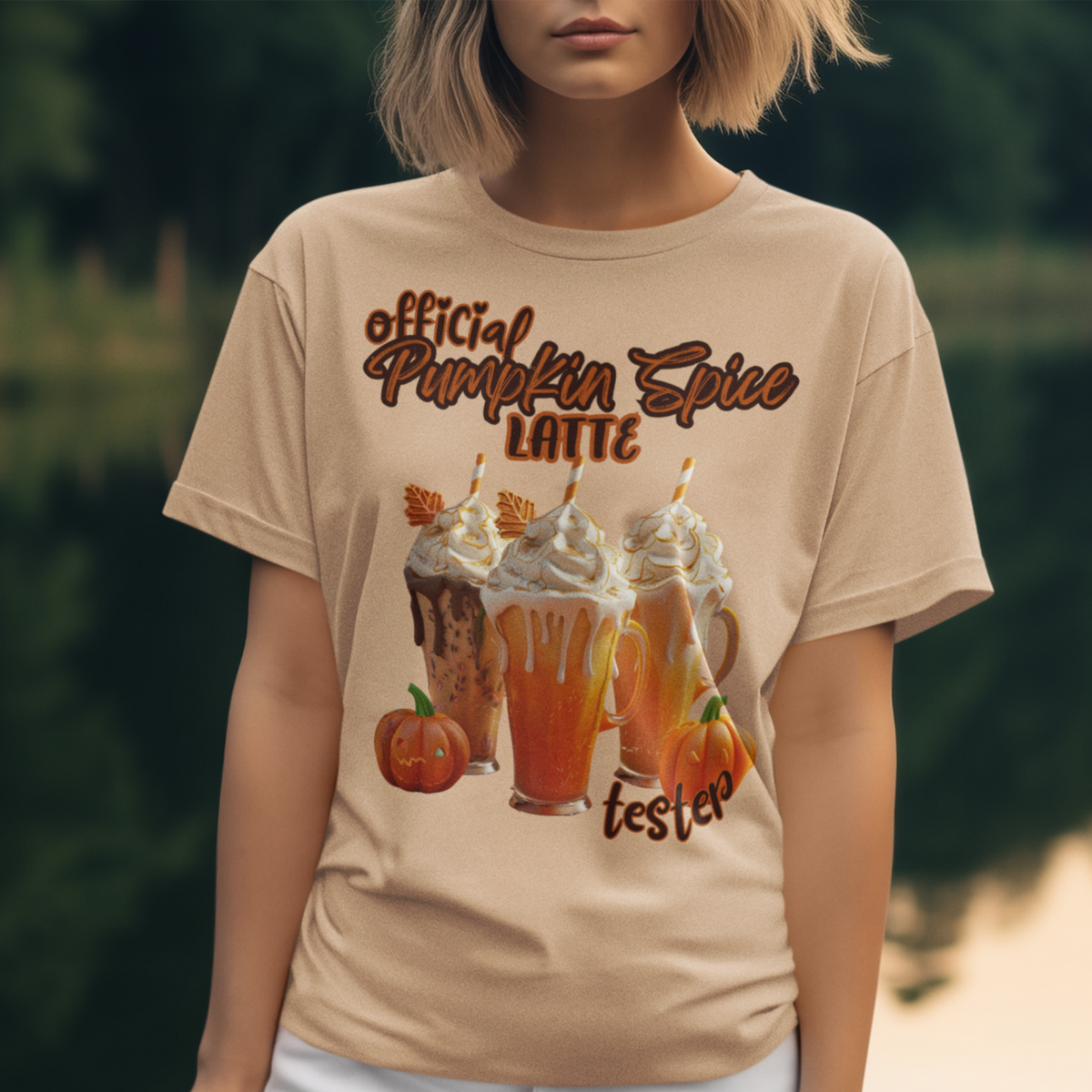 Official Pumpkin Spice Latte Tester Tee, Pumpkin Spice Latte Shirt, Tis' The Season, Coffee Lovers, Cute Fall T-Shirt, Halloween Shirt