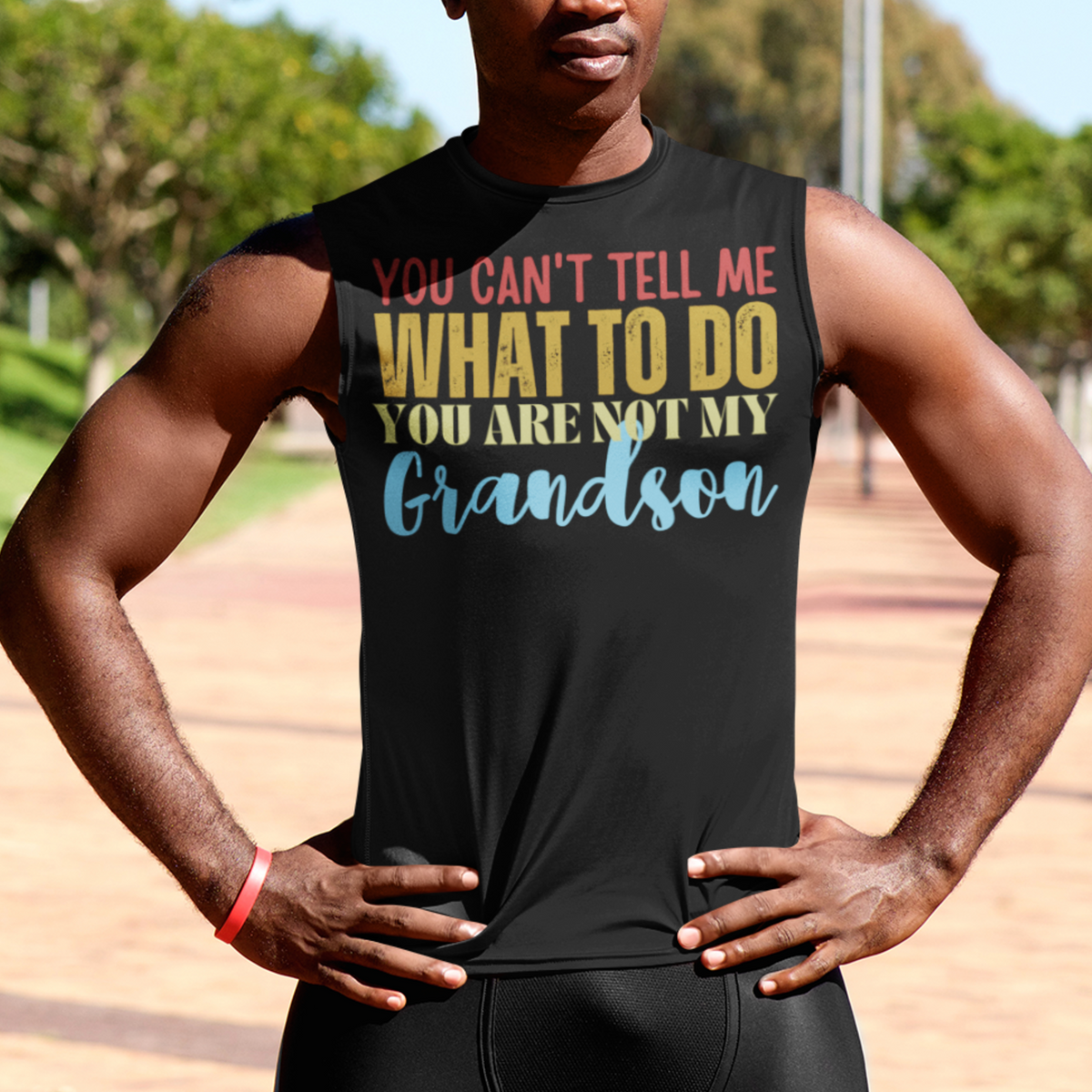 Granddad Shirt, granddad tshirt, Fathers Day Shirt, Funny Mens Shirt, Funny Granddad Shirt, Tell me what to do, Gift for him, Gift for her, New Papa Gift, Funny grandma Shirt, grandmother Shirt, New grandfather Shirt, granddaddy Shirt, papa tee, You Can't tell me What To Do You Are Not My grandson Shirt, muscle shirt, sleeveless shirt