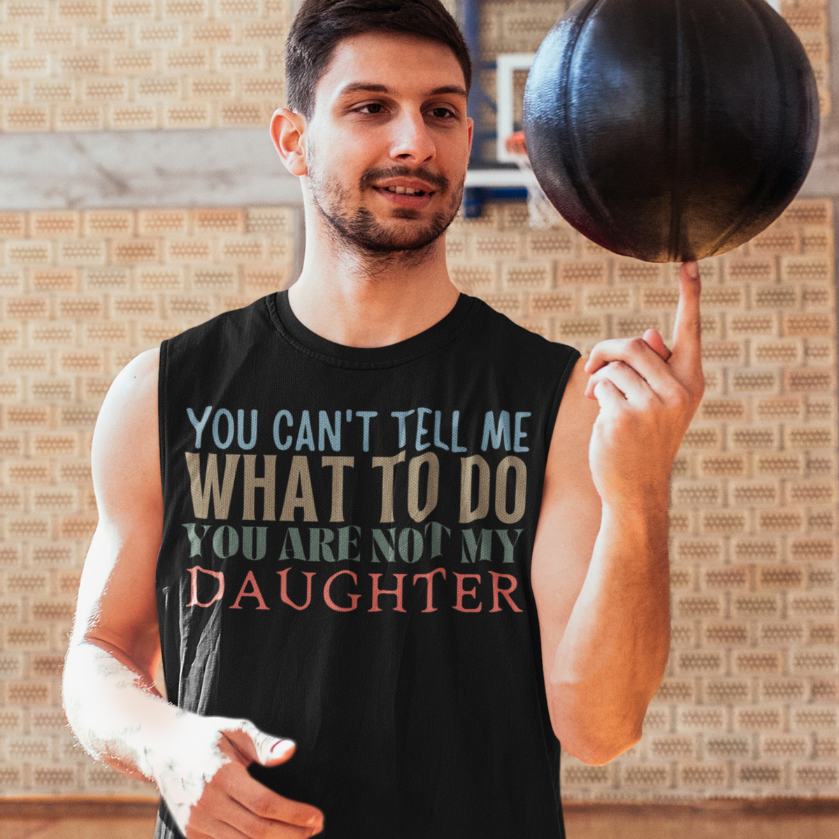 Dad Shirt, Fathers Day Shirt, Funny Mens Shirt, Funny Dad Shirt, Tell me what to do, Gift for him, Gift for her, New Papa Gift, Funny Mom Shirt, Mom Shirt, New Dad Shirt, Father Shirt, Dad tee, You Can't tell me What To Do You Are Not My Daughter Shirt, Muscle Shirt, Sleeveless Shirt