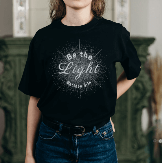 Watercolor Shirt  tee  Streetwear  Spiritual tee  shirt  Religious Shirt  Matthew 5:14 Shirt  gift for mom  Gift for her  gift for Christians  Faith Tee  Christian Shirts  Catholic tee  Bible Verse Tshirt  Bible tee  Be The Light Shirt