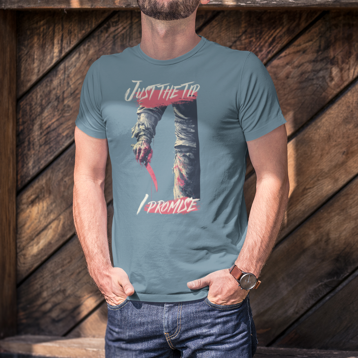 Just the Tip I Promise Horror T-shirt IV