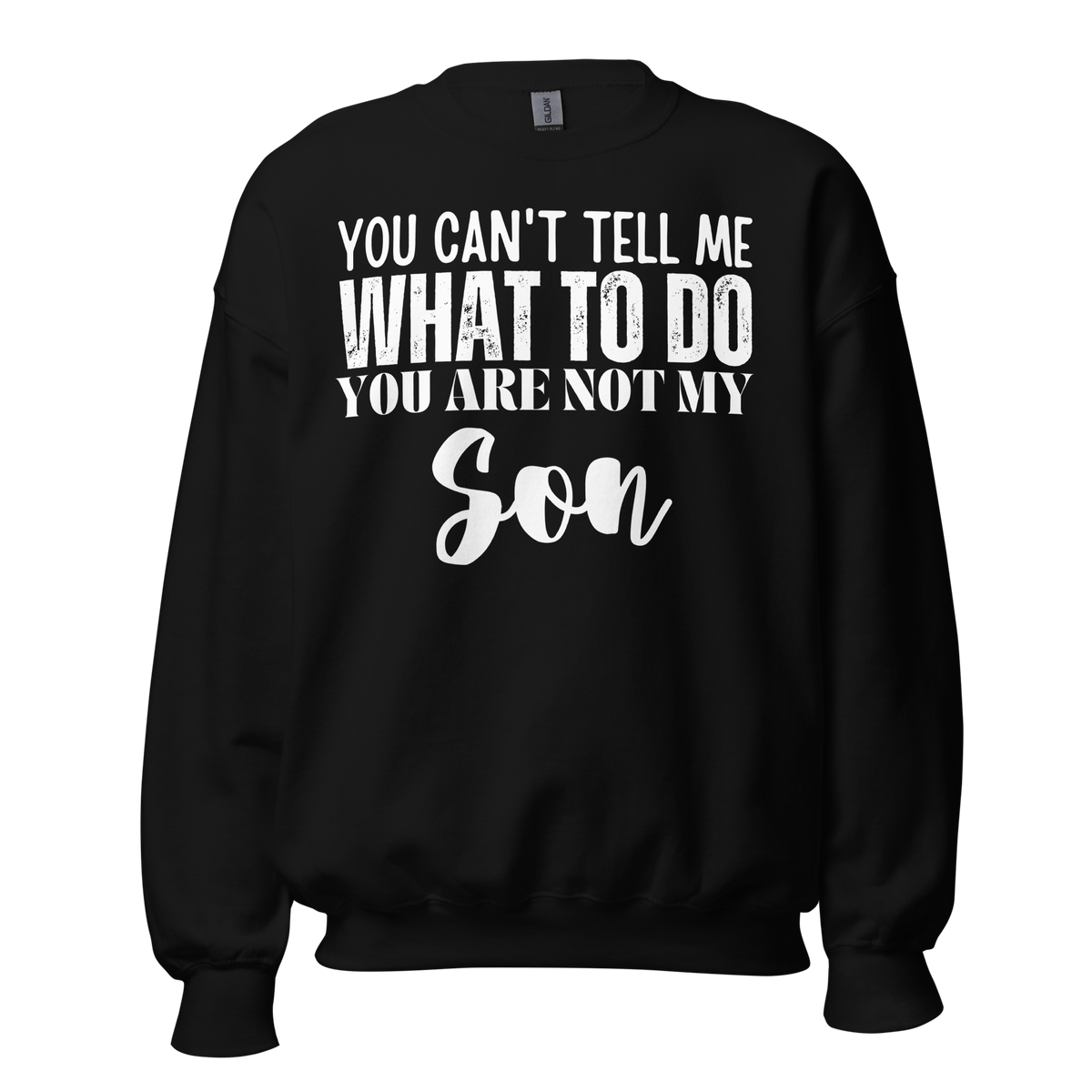 Dad sweatshirt, fathers day shirt, funny mens shirt, sweatshirt, gift for him, gift for her, funny mom tee, funny dad tee, new papa shirt, father sweatshirt, you can't tell me what to do you are not my son, new dad shirt