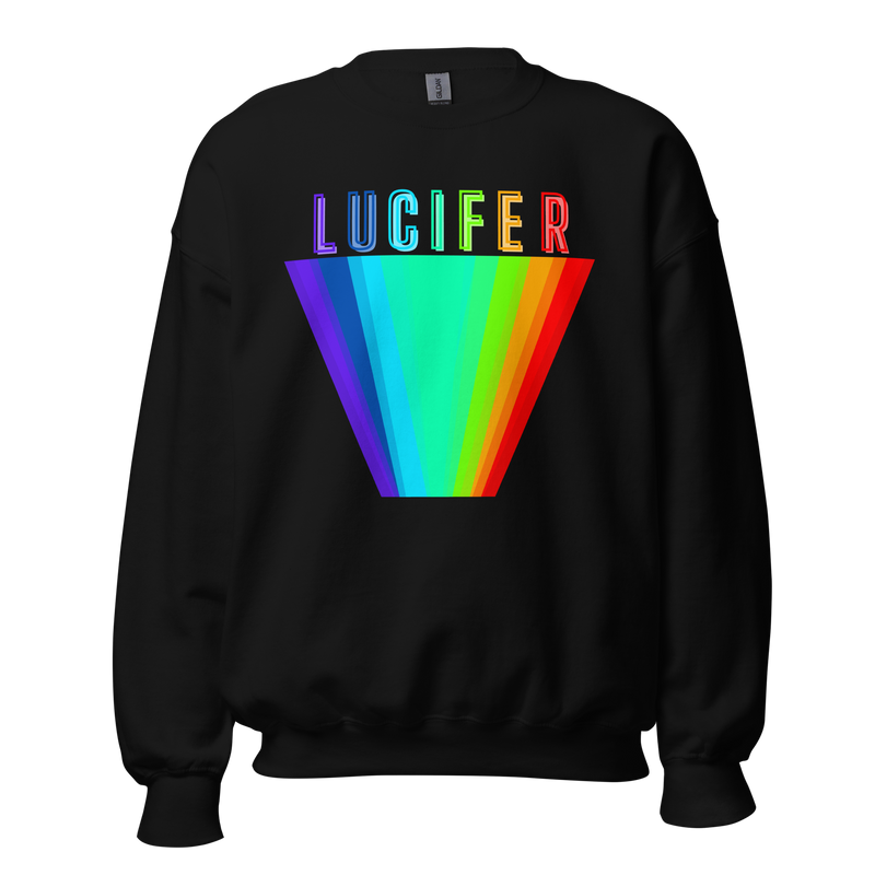 Sarcastic Shirt, rainbow shirt, Punk Rocker Tee, Occult Film, Lucifer Rising Short-Sleeve Unisex T-Shirt, Lucifer Rising, Goth shirt, Funni t-shirt, Devil Shirt, David Lynch, Dario Argento, Cult Horror, Anger, Alejandro Jodorowsky