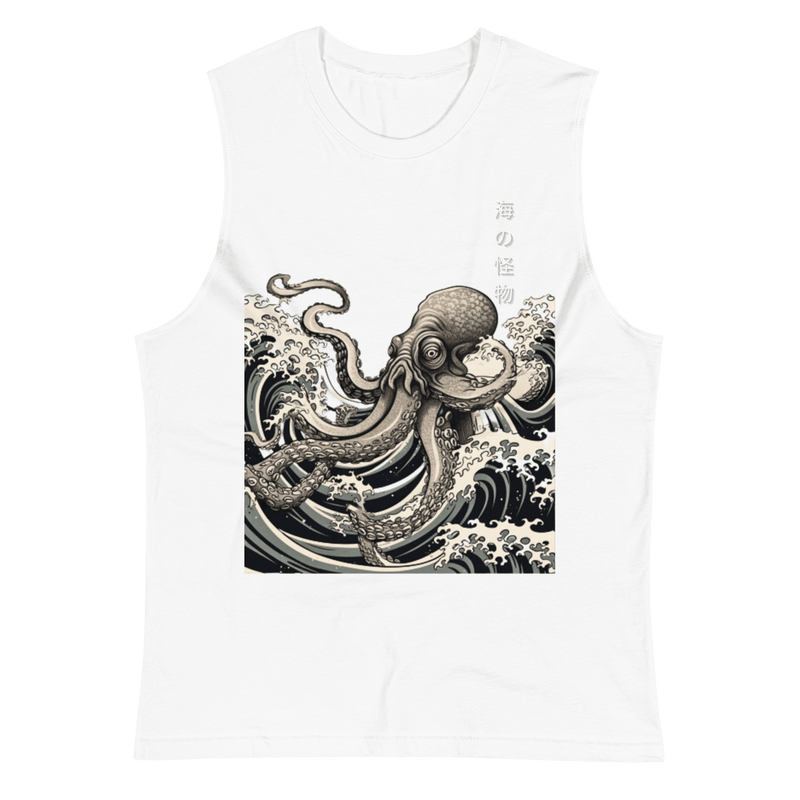 Japanese Octopus Muscle Shirt, Japanese Octopus, Tokio Japan, Gift for him, Gift for dad, Tee, Tank Top, Shirt, kawaii, Japanese Graphic Tee, Japanese Culture apparel, Japanese Tank Top, Japanese Calligraphy, Samurai Shirt, ryohei fuke, david finch, oriental, wimmelbilder, kurzgesagt, shodo, manga style, carl eugen keel, maritime scenes, otto müller