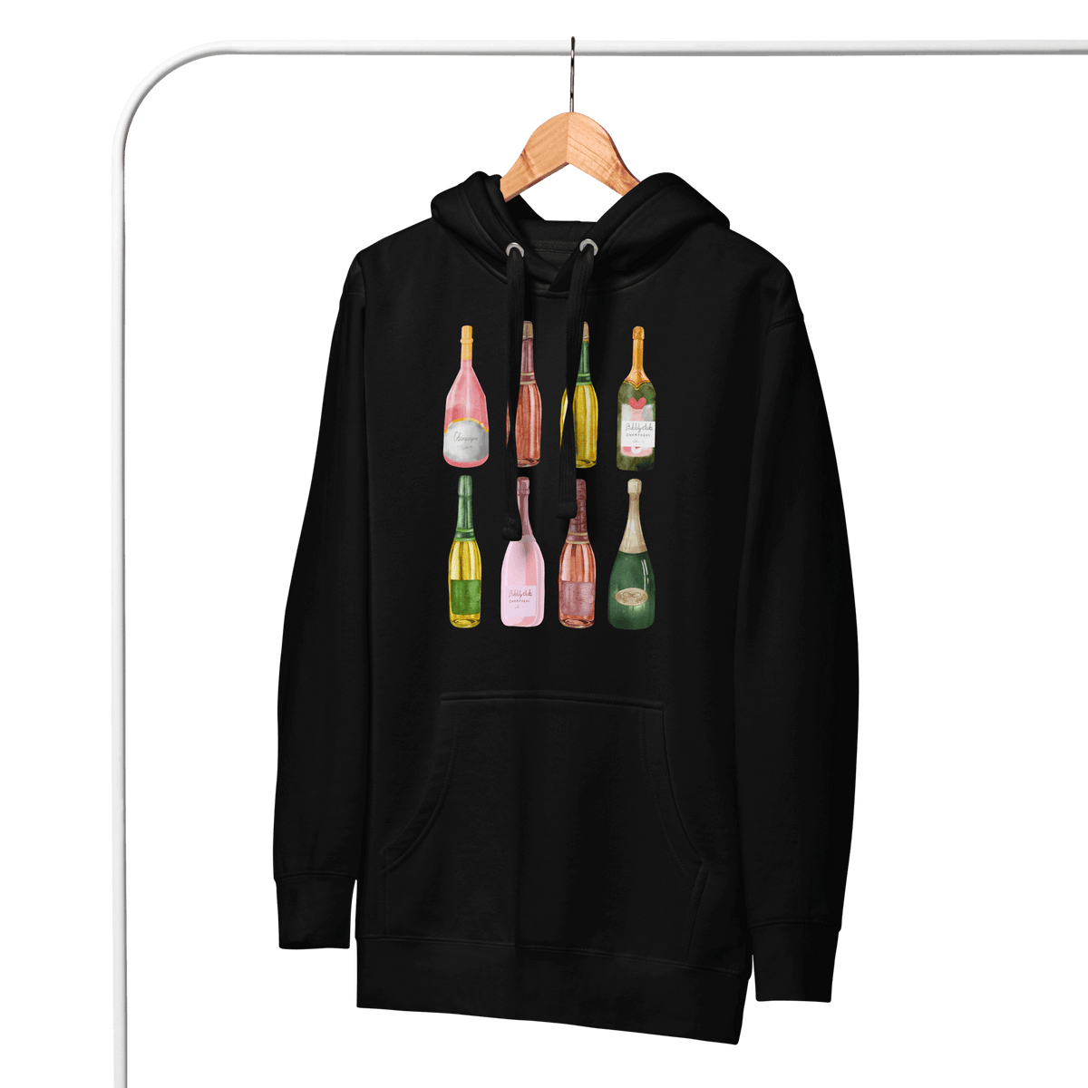 Black- yes way rose shirt, liquor t-shirt, gift for mom, gift for him, gift for her, gift for champagne lovers, drinking tee, champagne sweatshirt, champagne shirt, champagne problems sweatshirt, champagne lovers, champagne bottles tee, alcohol tee, hoodie, champagne bottles hoodie