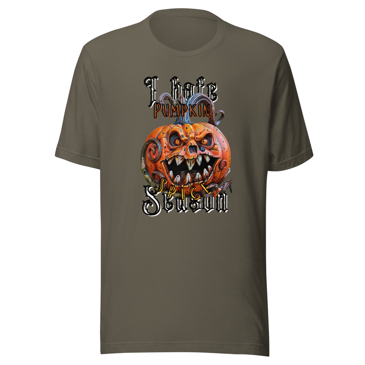 I Hate Pumpkin Spice Season Shirt, Funny Pumpkin Spice Shirt, Sarcastic Pumpkin Spice, Fall Shirt, Halloween, Thanksgiving, Fall Coffee