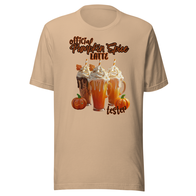 Official Pumpkin Spice Latte Tester Tee, Pumpkin Spice Latte Shirt, Tis' The Season, Coffee Lovers, Cute Fall T-Shirt, Halloween Shirt